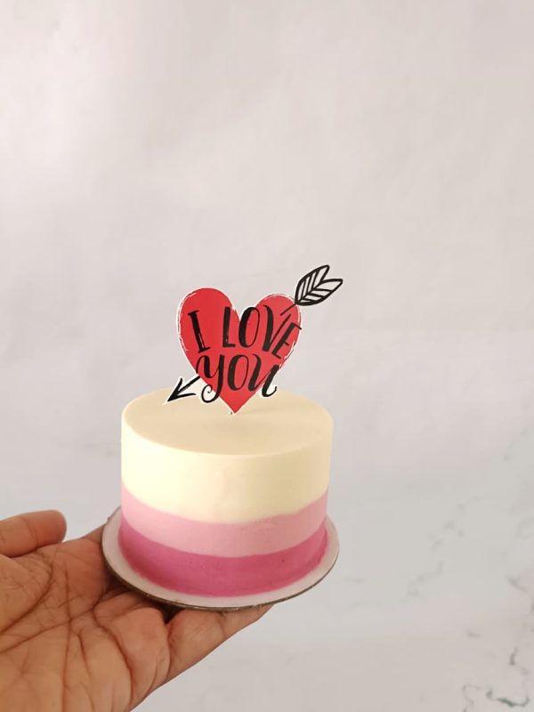 I Love You - Anniversary bento cake