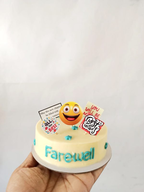 Smiley - Farewell bento cake