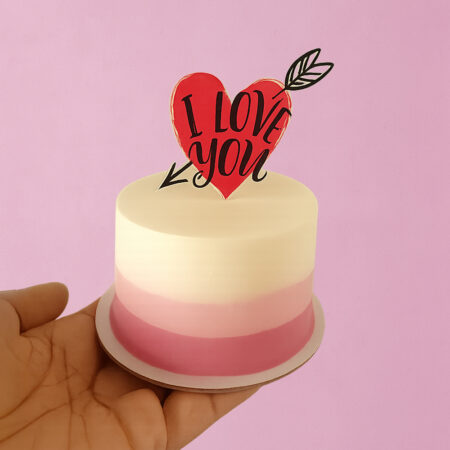 Anniversary Bento Cake – I Love You