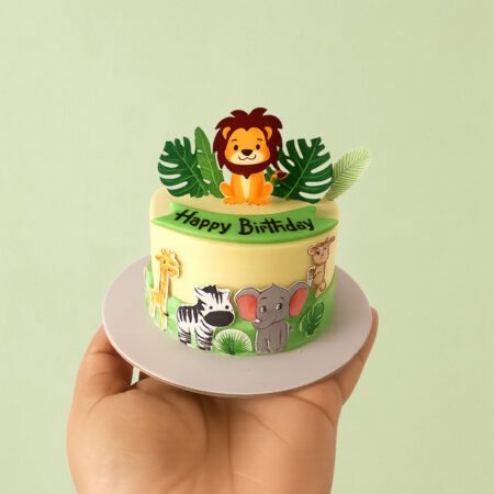 Kids Birthday Bento Cake - Animal / Jungle