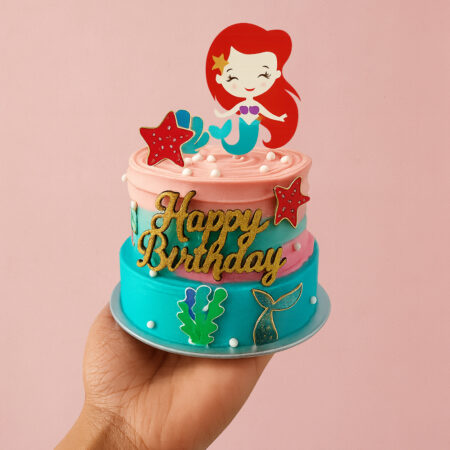 Kids Birthday Bento Cake - Mermaid